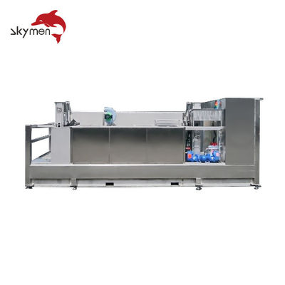 質  Large Industrial Ultrasonic Cleaning Machine With Filtration Cycle Ultrasonic Bath Heat Exchanger 工場