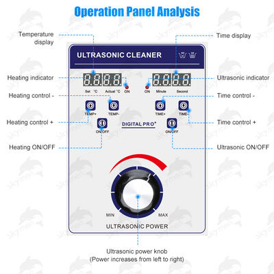Skymen Ultrasonic Cleaner with 38L Capacity for Cleaning Fuel Injector