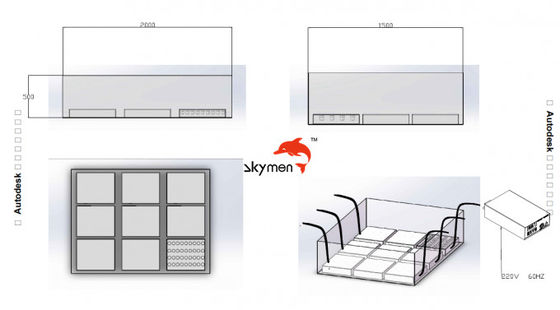 浸漬型超音波トランスデューサ プレート/ボックス