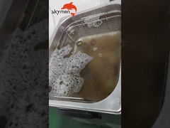 SUS304 180W デジタルベンチトップ超音波クリーナージュエリーパーツ用 1mm タンク