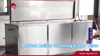 Aniloxのローラーのクリーニング機械